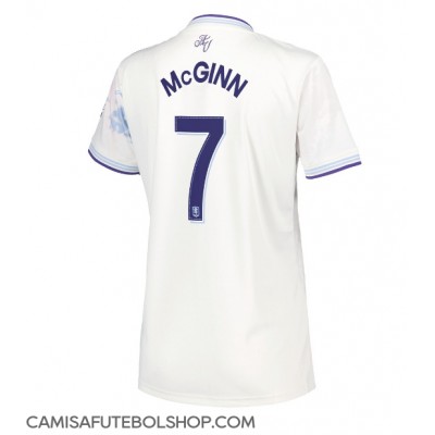 Camisa de time de futebol Aston Villa John McGinn #7 Replicas 3º Equipamento Feminina 2025-26 Manga Curta Camisa de time de futebol Aston Villa John McGinn #7 Replicas 3º Equipamento Feminina 2025-26 Manga Curta